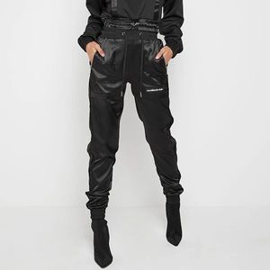 Maniere de Vior Satin Contrast Track Pant